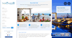 Desktop Screenshot of naxosislandhotel.com